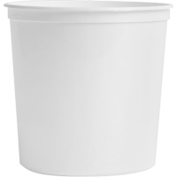 Food Storage Container, Plastic, 2 L Capacity, White JQ326 | Caster Town