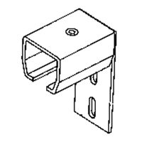 Curtain Partition Wall Mount End Connector KB010 | Caster Town
