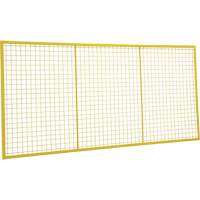 Wire Mesh Partition Components - Panels, 4' H x 8' W KD131 | Caster Town