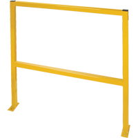 Perimeter Guards - Tubular Style, 48" W x 49-1/2" H, Yellow KD132 | Caster Town