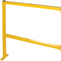 Perimeter Guards - Tubular Style, 94" W x 49-1/2" H, Yellow KD135 | Caster Town