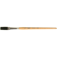 One Stroke Paint Brush, 1/2" Brush Width, Ox Hair, Wood Handle KP205 | Caster Town