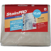 StainPro™ Drop Sheet, 15' L x 12' W, Cloth KR704 | Caster Town