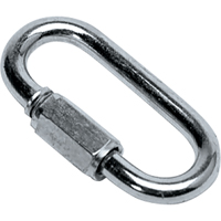 Zinc-Plated Quick Link, 880 lbs. (0.44 tons), 1/4" NIV837 | Caster Town