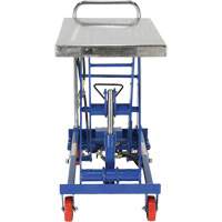 Pneumatic Hydraulic Scissor Lift Table, Steel, 32-1/2" L x 19-3/4" W, 1000 lbs. Cap. LV469 | Caster Town