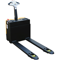 Fully Powered Electric Pallet Truck, 3300 lbs. Cap., 47" L x 28.25" W LV531 | Caster Town