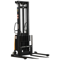 Fork Lift Stacker, Electric Operated, 2000 lbs. Capacity, 150" Max Lift LV582 | Caster Town
