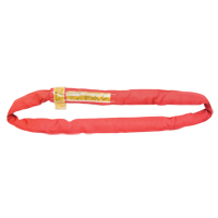 Polyester Round Sling, Red, 3" W x 10' L, 14000 lbs. Vertical Load NKH604 | Caster Town
