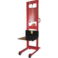Winch Stacker, Hand Winch Operated, 1000 lbs. Capacity, 70" Max Lift LW437 | Caster Town