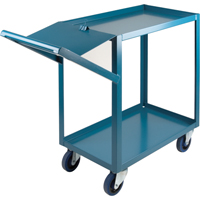Order Picking Carts, 36" H x 18" W x 46" D, 2 Shelves, 1200 lbs. Capacity MB440 | Caster Town