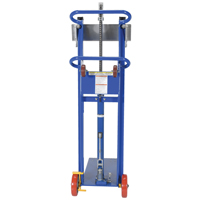 Hydra Lift Platform Stacker, Foot Pump Operated, 750 lbs. Capacity, 52" Max Lift MF996 | Caster Town