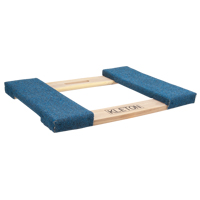 Carpeted Ends Hardwood Dolly Frame, Wood Frame, 18" W x 24" L, 900 lbs. Capacity MN174 | Caster Town