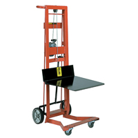 Platform Lift Stacker, Hand Winch Operated, 750 lbs. Capacity, 40" Max Lift MO133 | Caster Town