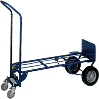 156-S23-Z2 Deluxe Industrial Convertible Hand Truck, Steel, 1000 lbs. Capacity MO152 | Caster Town