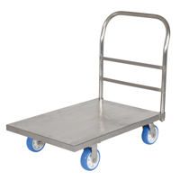 Platform Truck, 36" L x 24" W, 2000 lbs. Capacity, Polyurethane Casters MO517 | Caster Town