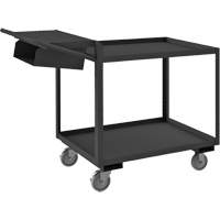 Order Picking Cart, 40-1/4" H x 24-1/4" W x 52-3/8" D, 2 Shelves, 1200 lbs. Capacity MO997 | Caster Town