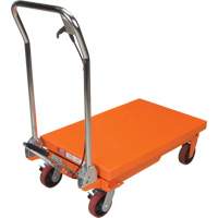 Hydraulic Scissor Lift Table, 32" L x 19-3/4" W, Steel, 660 lbs. Capacity MP006 | Caster Town