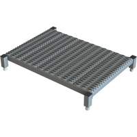 Adjustable Height One-Step Work Platform, 24" W x 36" D, 800 lbs. Capacity, All-Welded MP229 | Caster Town