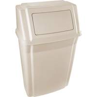 Slim Jim<sup>®</sup> Containers, Swing Lid, Plastic, Fits Container Size: 19-1/2" x 12" NA817 | Caster Town
