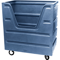Bulk Laundry Trucks, Plastic, 29" W x 48" D x 55" H, 1000 lbs. Capacity NC474 | Caster Town