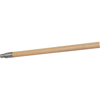 Structural Foam Push Broom Handle, Wood, ACME Threaded Tip, 15/16" Diameter, 60" Length NC750 | Caster Town