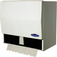 Roll or Single-Fold Towel Dispenser , Manual, 10.5" W x 6.75" D x 9.5" H NI160 | Caster Town