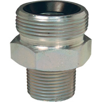 Boss™ Ground Joint Spud, Iron, 2", Male NPT NJE802 | Caster Town