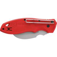 FastBack™ Hawk Bill Folding Knife, 2-1/4" Blade, Stainless Steel Blade, Plastic Handle NKB804 | Caster Town