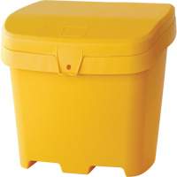 Salt & Sand Container, With Hasp, 21" x 27" x 26", 4.24 cu. ft., Yellow NO614 | Caster Town