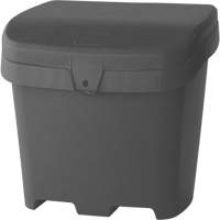 Salt & Sand Container, With Hasp, 21" x 27" x 26", 4.24 cu. ft., Grey NO615 | Caster Town