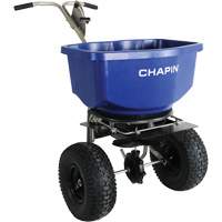 Professional Salt Spreader, 100 lbs. capacity NO619 | Caster Town