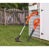Max* String Trimmer/Edger & Hard Surface Sweeper Combo Kit, 10", Battery Powered, 20 V NO692 | Caster Town