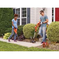 Max* String Trimmer/Edger & Hard Surface Sweeper Combo Kit, 10", Battery Powered, 20 V NO693 | Caster Town