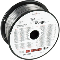 Ten Gauge™ E71TGS Flux-Cored Welding Wire, 0.045" Dia., Flux Cored Steel, 2 lbs. NP506 | Caster Town
