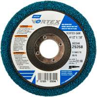 Vortex Non-Woven Disc, 4-1/2" Dia. x 1/2" W, 7/8" Arbor, Aluminum Oxide NV163 | Caster Town