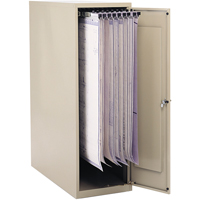 Vertical Filing Cabinets, Steel, 1 Drawers, 16" W x 27" D x 42" H, Tropic Sand OB142 | Caster Town