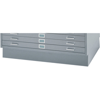 Closed Base for Steel Plan File Cabinet OB179 | Caster Town