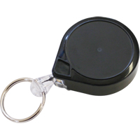 Retractable Mini-Bak<sup>®</sup> Key Rings, Plastic, 36" Cable, Belt Clip Attachment ON546 | Caster Town