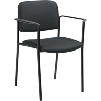 Stacking Chairs, Fabric, 32" High, 300 lbs. Capacity, Charcoal OP318 | Caster Town