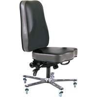 Synergo I™ Ergonomic Chair, Vinyl, Black OP505 | Caster Town