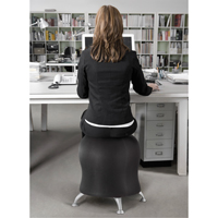 Zenergy™ Ball Chair, Vinyl, Black, 250 lbs. Capacity OP696 | Caster Town