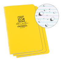 All-Weather Notebook, Soft Cover, Yellow, 48 Pages, 4-5/8" W x 7" L OQ359 | Caster Town