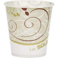 Disposable Cup, Paper, 5 oz., Brown OQ766 | Caster Town
