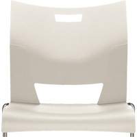 Duet™ Armless Training Chair, Plastic, 33-1/4" High, 350 lbs. Capacity, White OQ779 | Caster Town