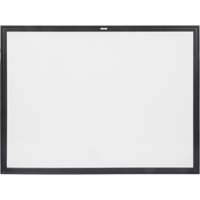 Black MDF Frame Whiteboard, Dry-Erase/Magnetic, 48" W x 36" H OR132 | Caster Town