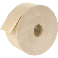 Rubans de papier gommé - Rubans renforcés, 72 mm (3") x 150 m (492'), Kraft PC416 | Caster Town