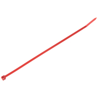 Intermediate Cable Ties, 8" Long, 40 lbs. Tensile Strength, Red XI976 | Caster Town