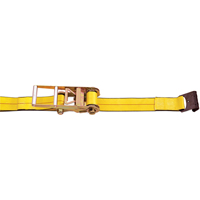 Ratchet Straps, Flat Hook, 3" W x 30' L, 5400 lbs. (2450 kg) Working Load Limit PE951 | Caster Town