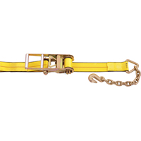 Ratchet Straps, Chain Anchor, 3" W x 30' L, 5400 lbs. (2450 kg) Working Load Limit PE953 | Caster Town