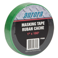 Painters Masking Tape, 25 mm (1") x 55 m (180'), Green PF690 | Caster Town